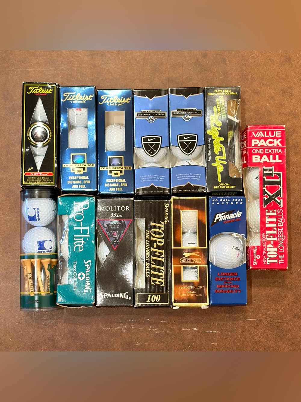 13 Assorted ⛳️ Golf Ball Packs- Vintage and New- Multiple Brands